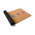 eco friendly wholesale custom custom design natural cork rubber anti-slip yoga mat